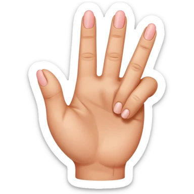 middle finger sticker