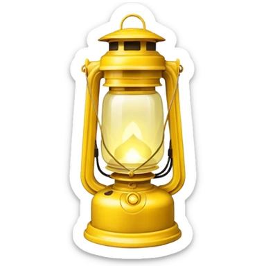 yellow lantern dc sticker