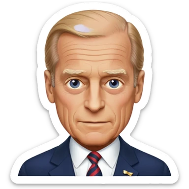 Prince philip sticker