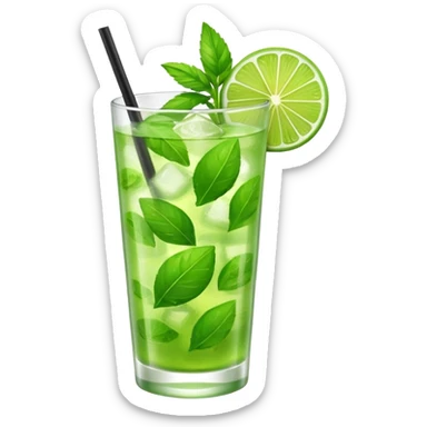 mojito emoji style sticker