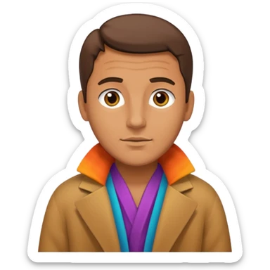 joseph in coat of many colors in bible times sticker