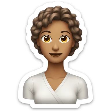 Algérien avec une femme aux cheveux rouge sticker