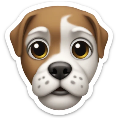 Cuore con cane  sticker