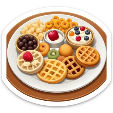 Yummy snack food  sticker