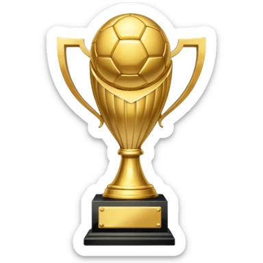 Trophy world cup sticker
