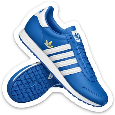 adidas bleu  sticker
