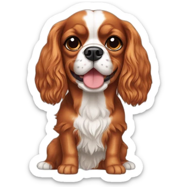 Cavalier king Charles  sticker