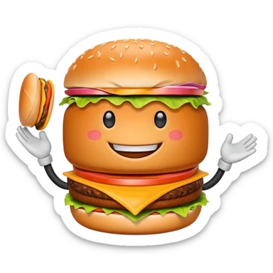 The Hungry Jack's Mascot sticker