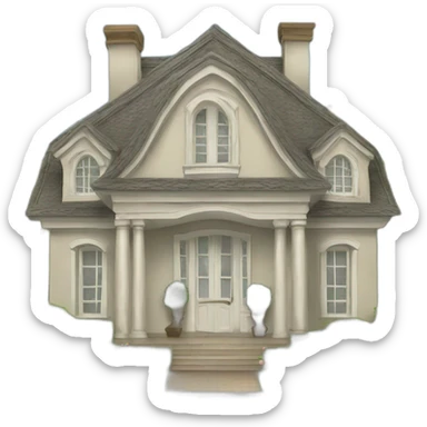 house wealth sticker