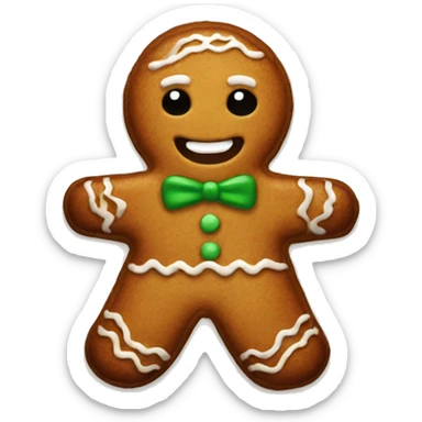Gingerbread sticker