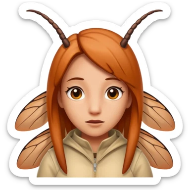 Roach girl sticker