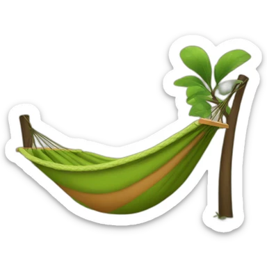 Hammock in the Wood sticker