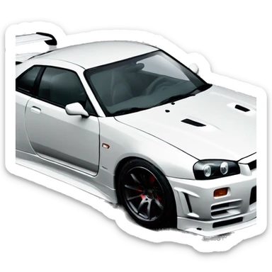 Nissan gtr r34 sticker