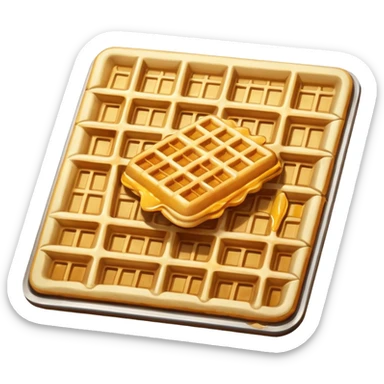 waffle fry sticker