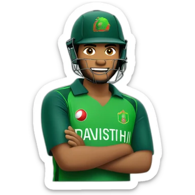 Bangladeshi Cricket player sticker
