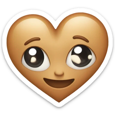 heart with letter K K sticker