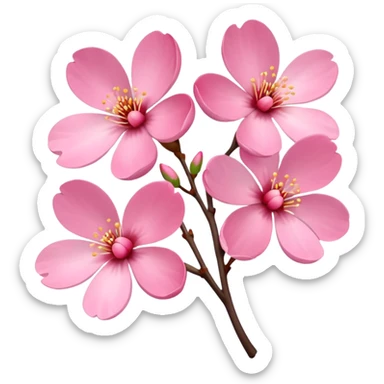 fleurs de cerisiers sticker
