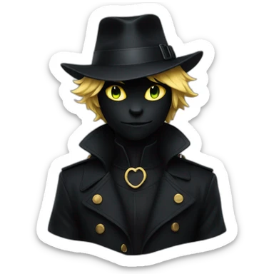 Chat noir miraculous sticker