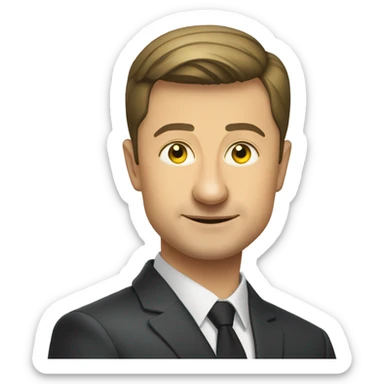 Volodymyr Zelensky sticker