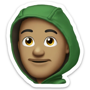 west side gang gree hoodie sticker