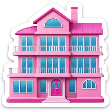 Barbie dream house sticker