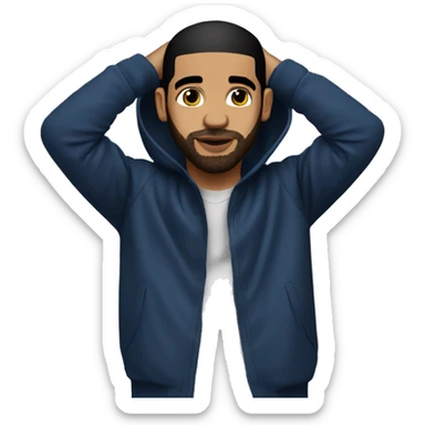 Drake being Drake  sticker
