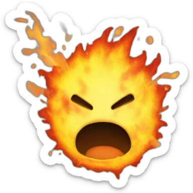 fireball sort sticker