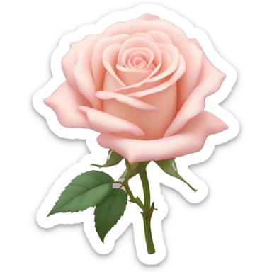 pastel color rose sticker