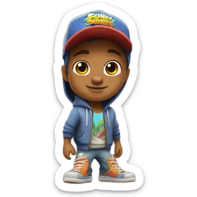 Subway surfers sticker