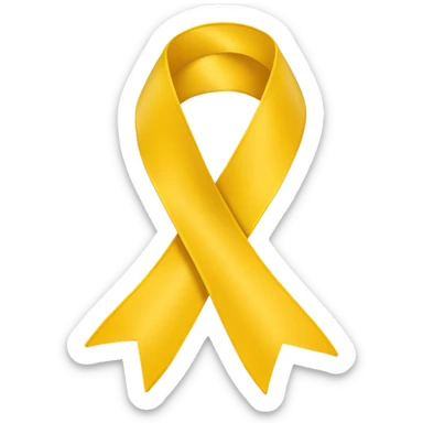 bone cancer ribbon sticker