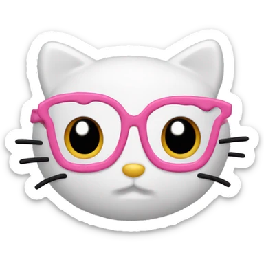 Hello kitty heart eyes  sticker