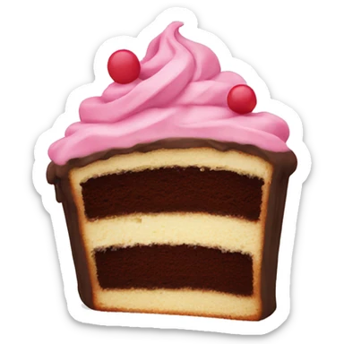 Fairy cake sticker
