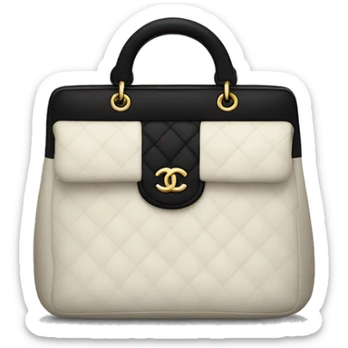 Black Chanel bag sticker