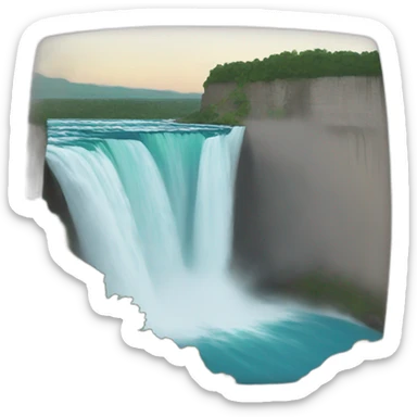 Chute niagara sticker