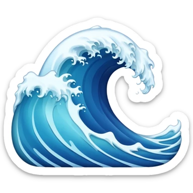 Wave  sticker