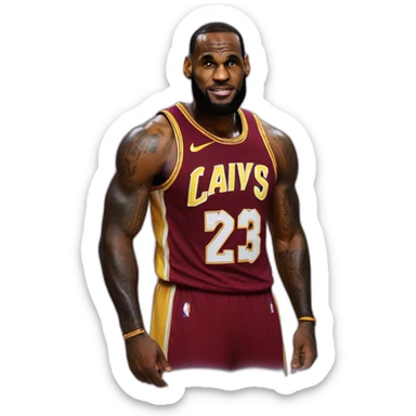 Lebron James sticker