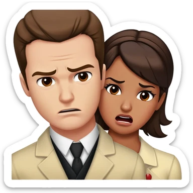 rachel barry choking jesse saint james sticker