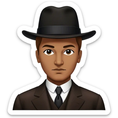 ​Cinematic Realistic Portrait of a Young Mustafa Kemal Atatürk, depicted in his iconic tall black hat and traditional attire with a confident, visionary expression, rendered with rich historical textures and warm, inspiring lighting that captures his youthful dynamism and transformative leadership, sticker