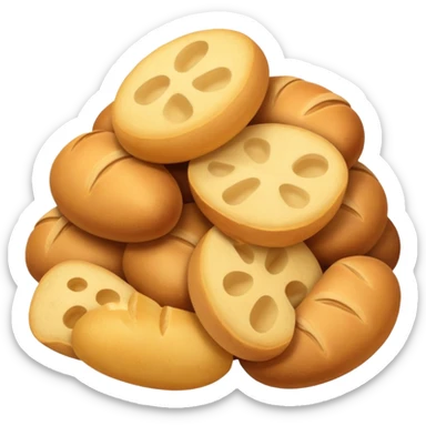 Carbohydrates food sticker