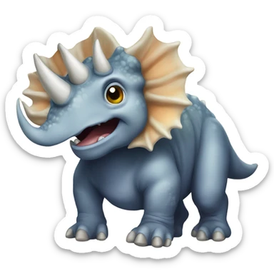 Triceratops sticker