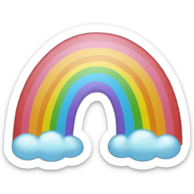 rainbow giel sticker
