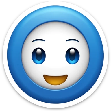 Roblox game verify emoji but in blue colour of roblox sticker