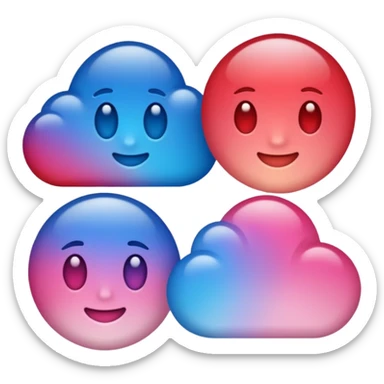 🌌📈💙❤️‍🔥🌸 sticker