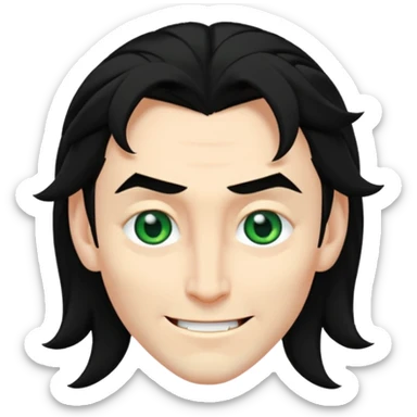 loki winking sticker