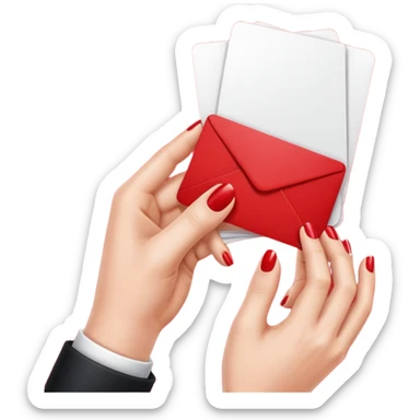 Uñas y negocio sticker