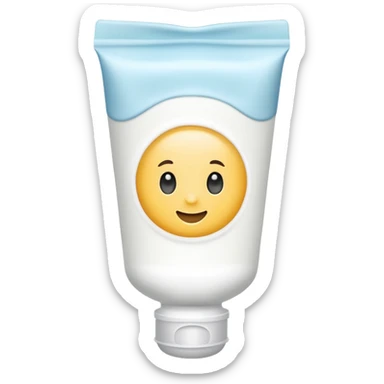 Diaper cream sticker