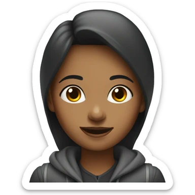 Young woman in wheelchair  sticker