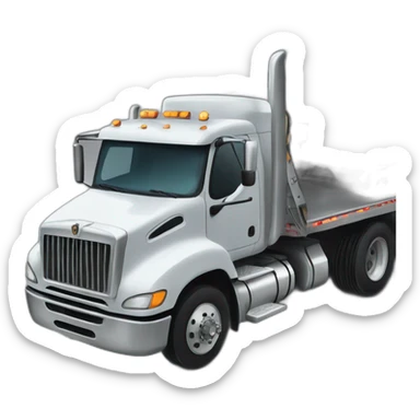 semi truck towing service sticker