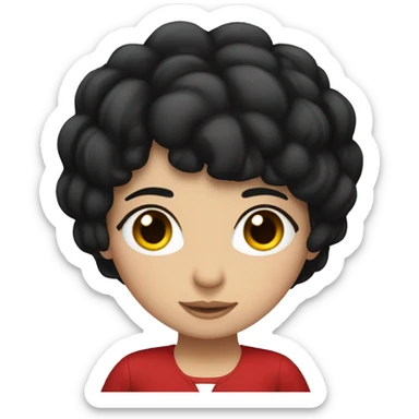 turkish girl with black hair in a black audi with red interior sticker