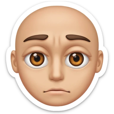 a face that pulls its eye, as if to say my eye sticker